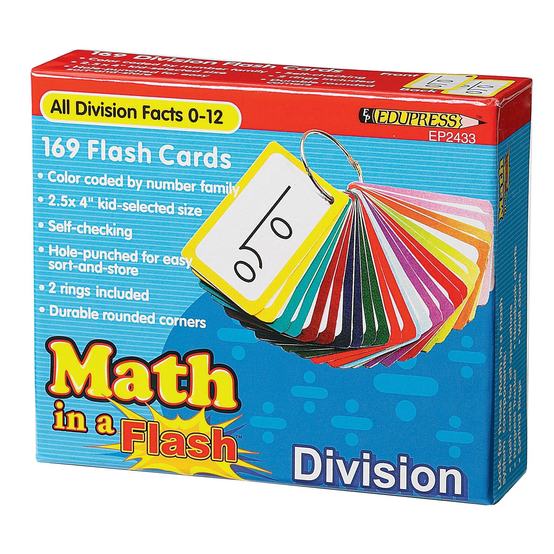 Math in a Flash Cards: Division - Loomini