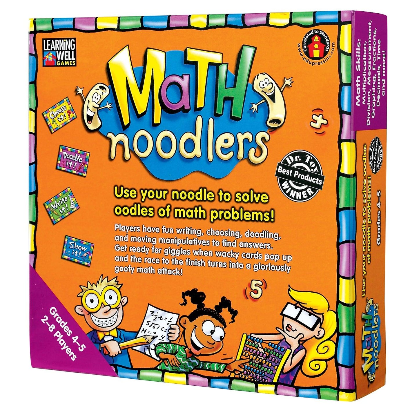 Math Noodlers Game, Grades 4-5 - Loomini