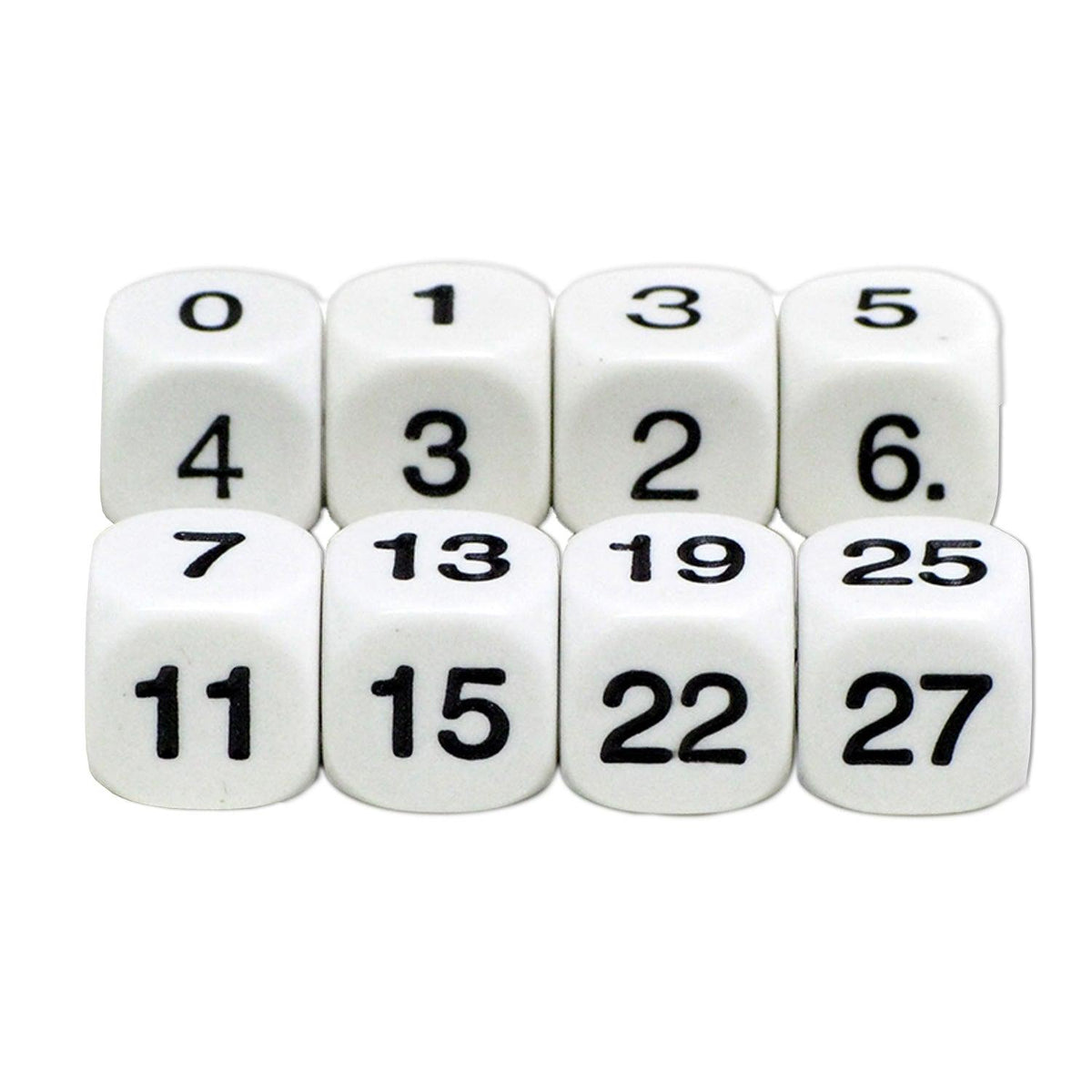 Die Math Math Numbers Dice, 6 Sets - Loomini