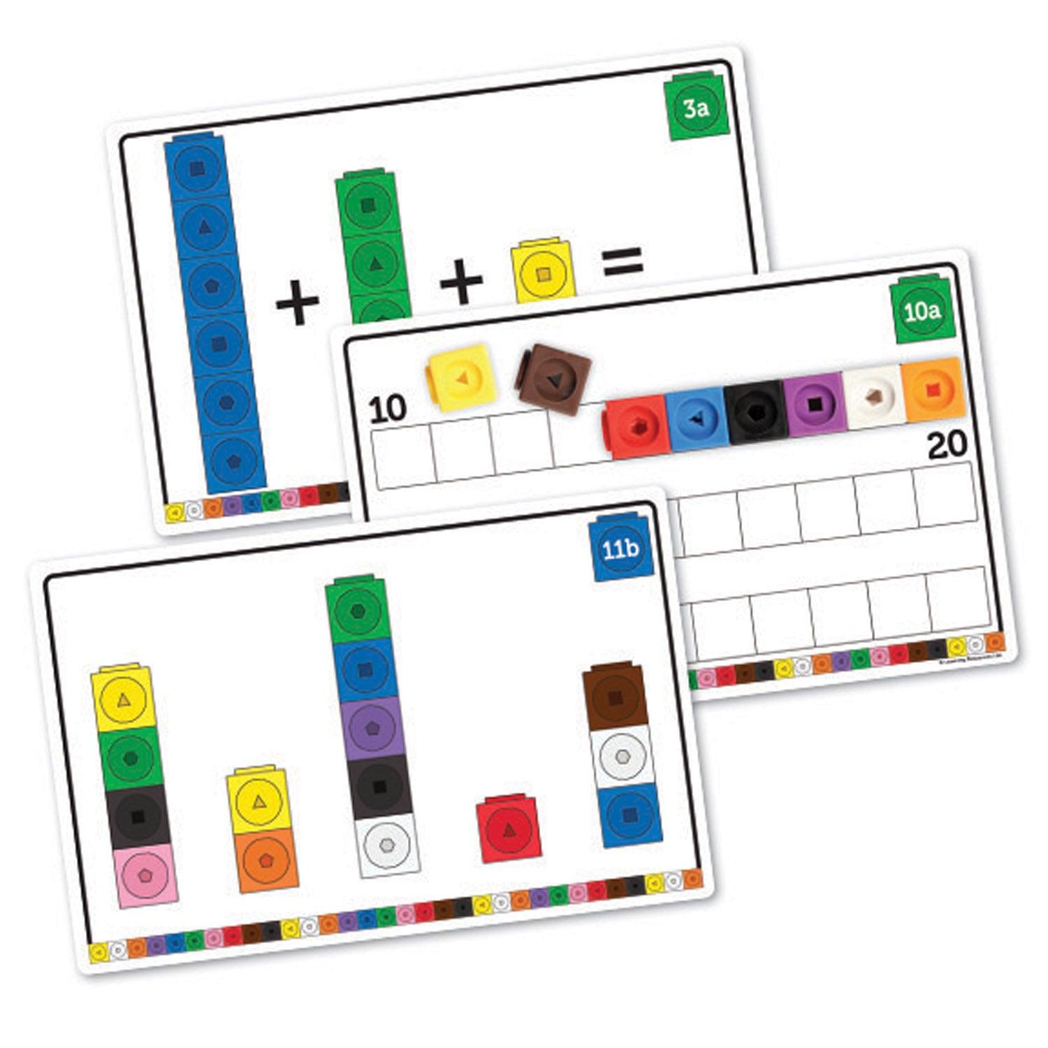 Mathlink® Cubes Early Math Activity Set - Loomini