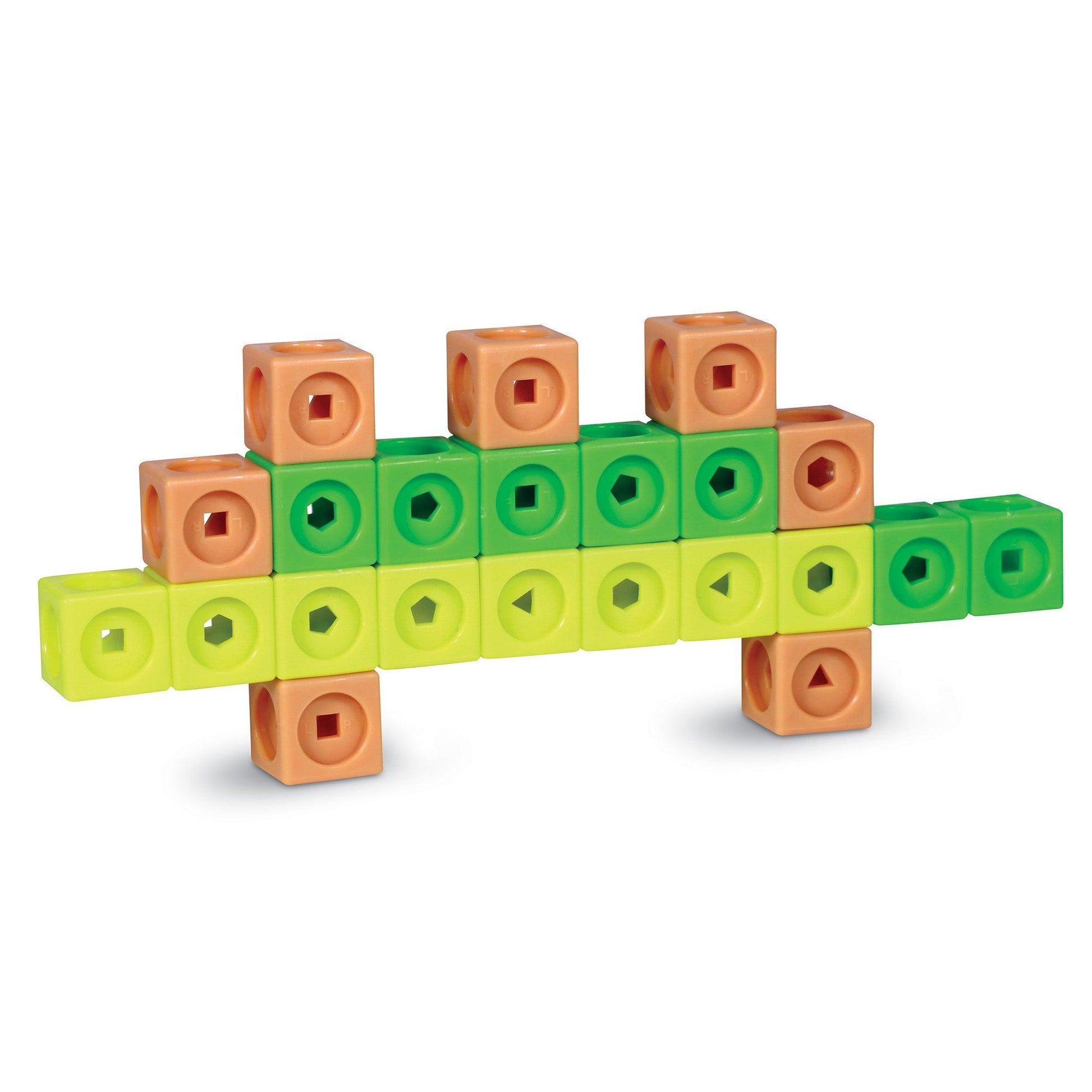 Mathlink® Cubes Kindergarten Math Activity Set: Dino Time! - Loomini