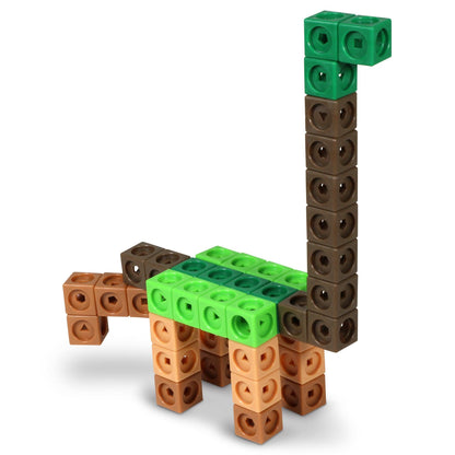 Mathlink® Cubes Kindergarten Math Activity Set: Dino Time! - Loomini