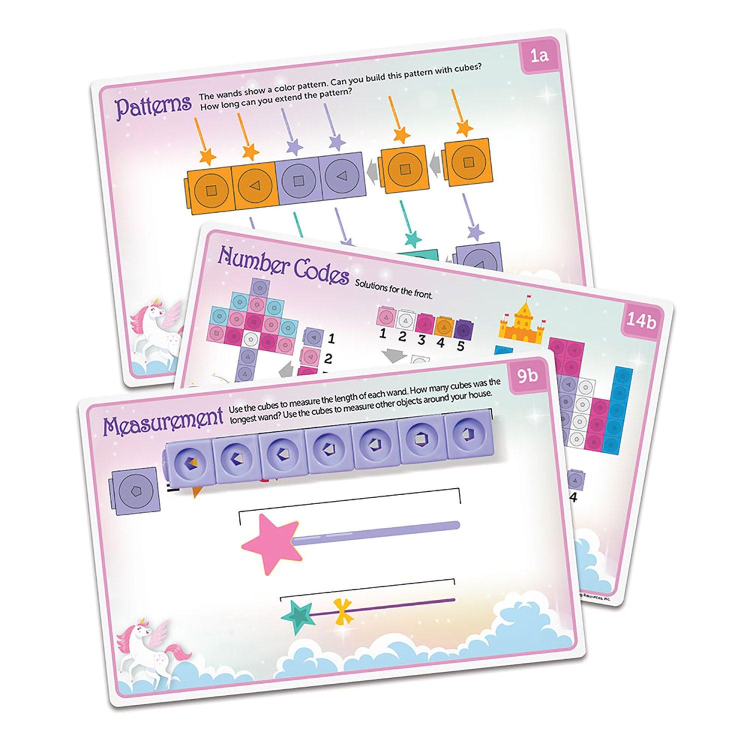 Mathlink® Cubes Kindergarten Math Activity Set: Fantasticals! - Loomini