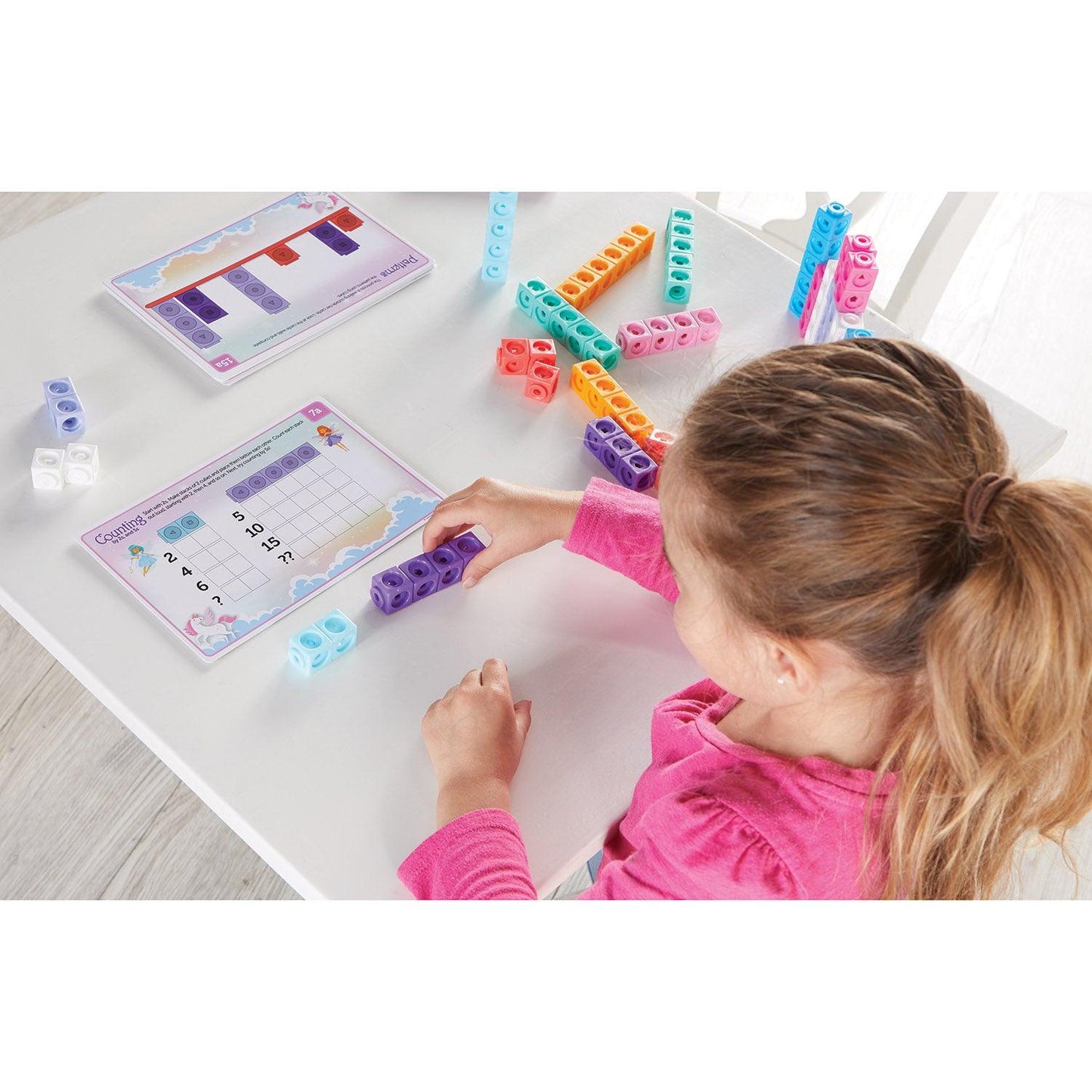 Mathlink® Cubes Kindergarten Math Activity Set: Fantasticals! - Loomini