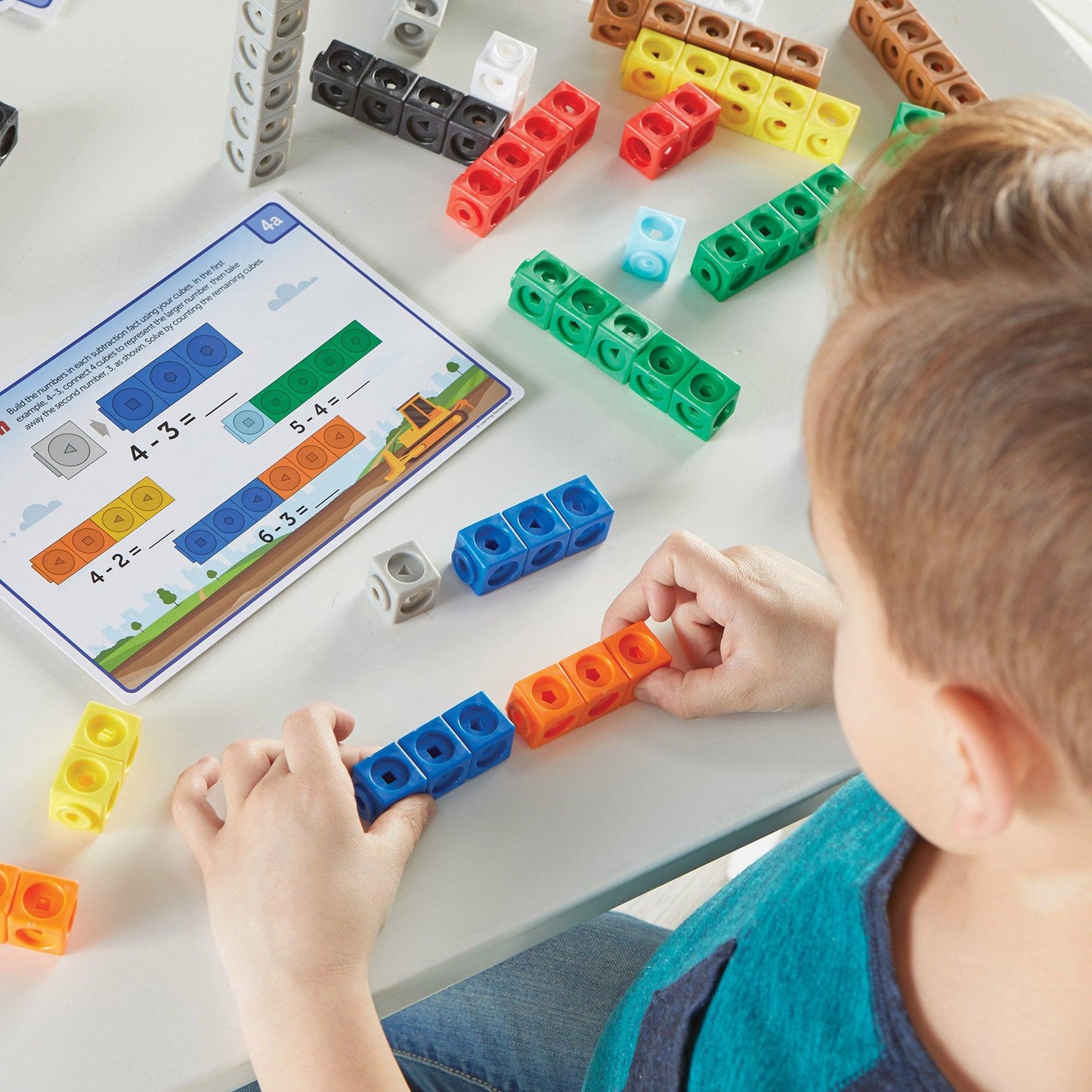 Mathlink® Cubes Kindergarten Math Activity Set: Mathmobiles! - Loomini