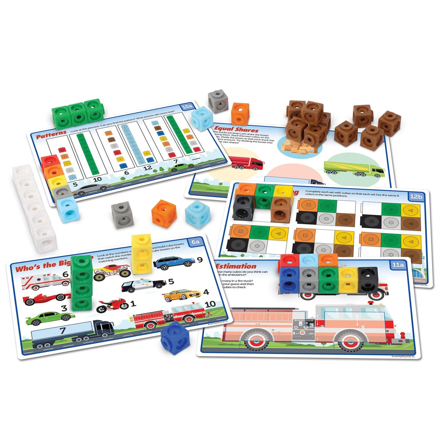 Mathlink® Cubes Kindergarten Math Activity Set: Mathmobiles! - Loomini