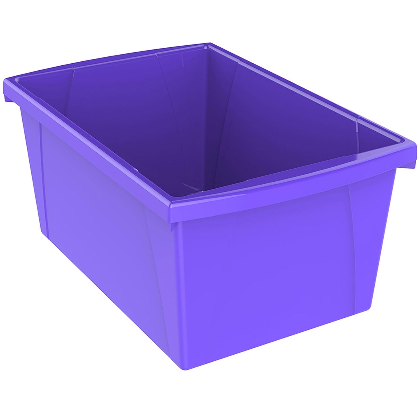 Medium Classroom Storage Bin, Purple, Pack of 2 - Loomini