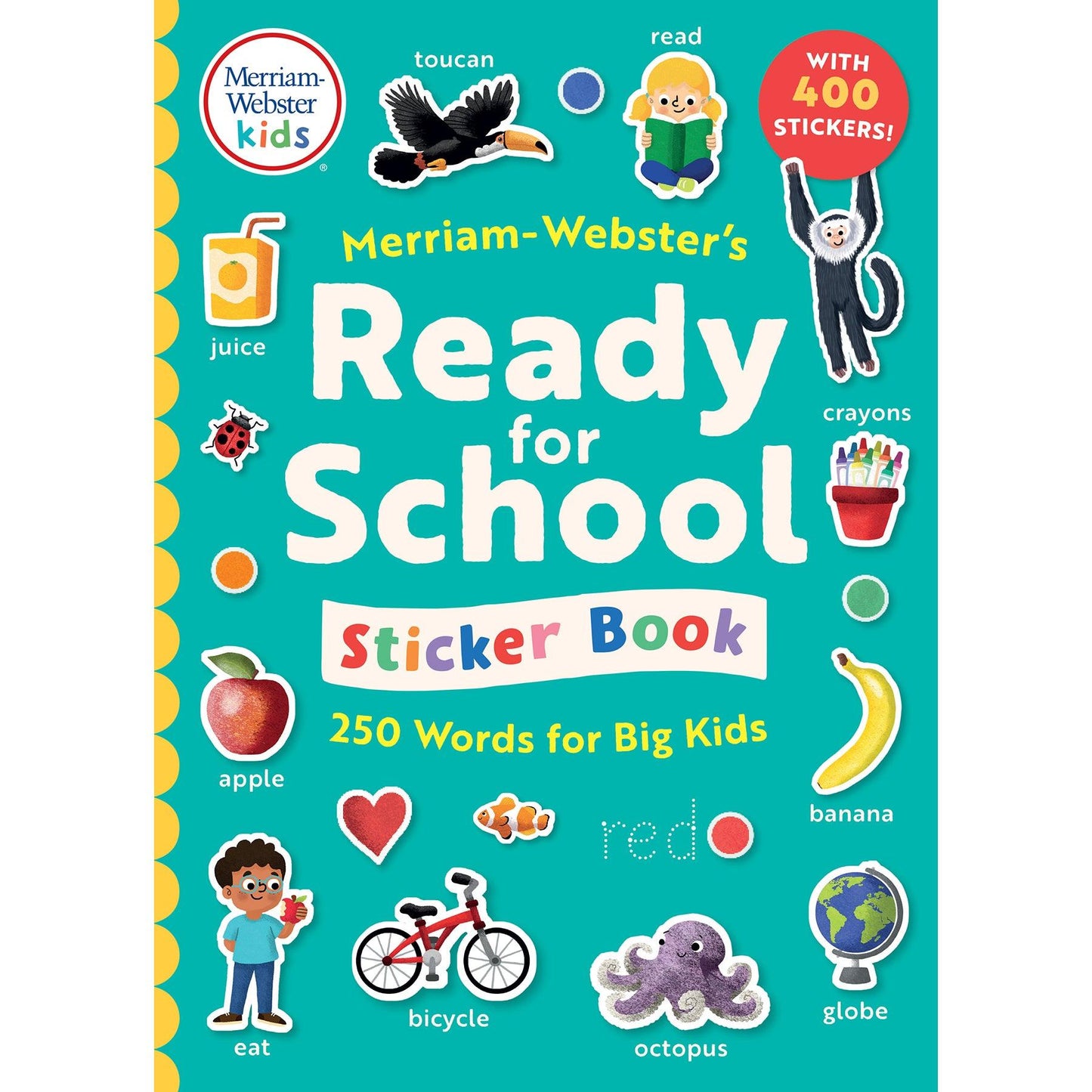 Merriam-Webster's Ready-for-School Sticker Book, Pack of 2 - Loomini