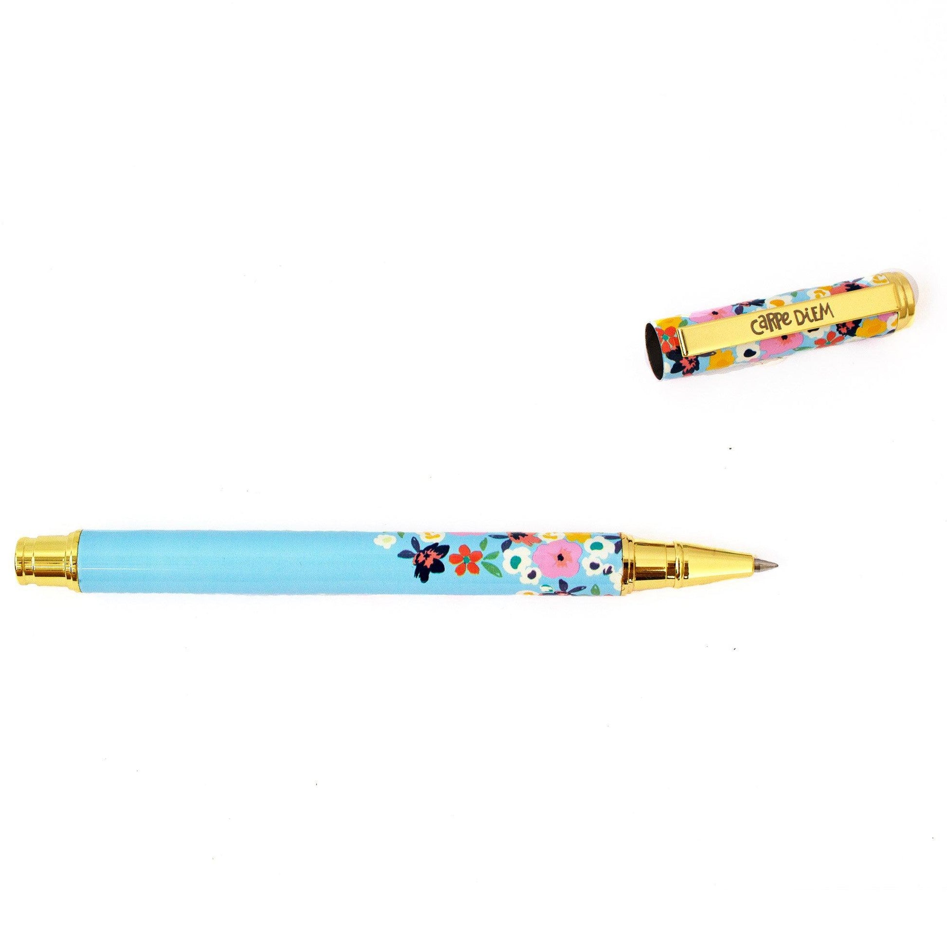 Metal Gel Pen - Ditzy Floral - Pack 6 - Loomini