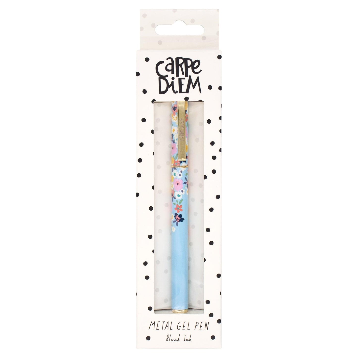 Metal Gel Pen - Ditzy Floral - Pack 6 - Loomini