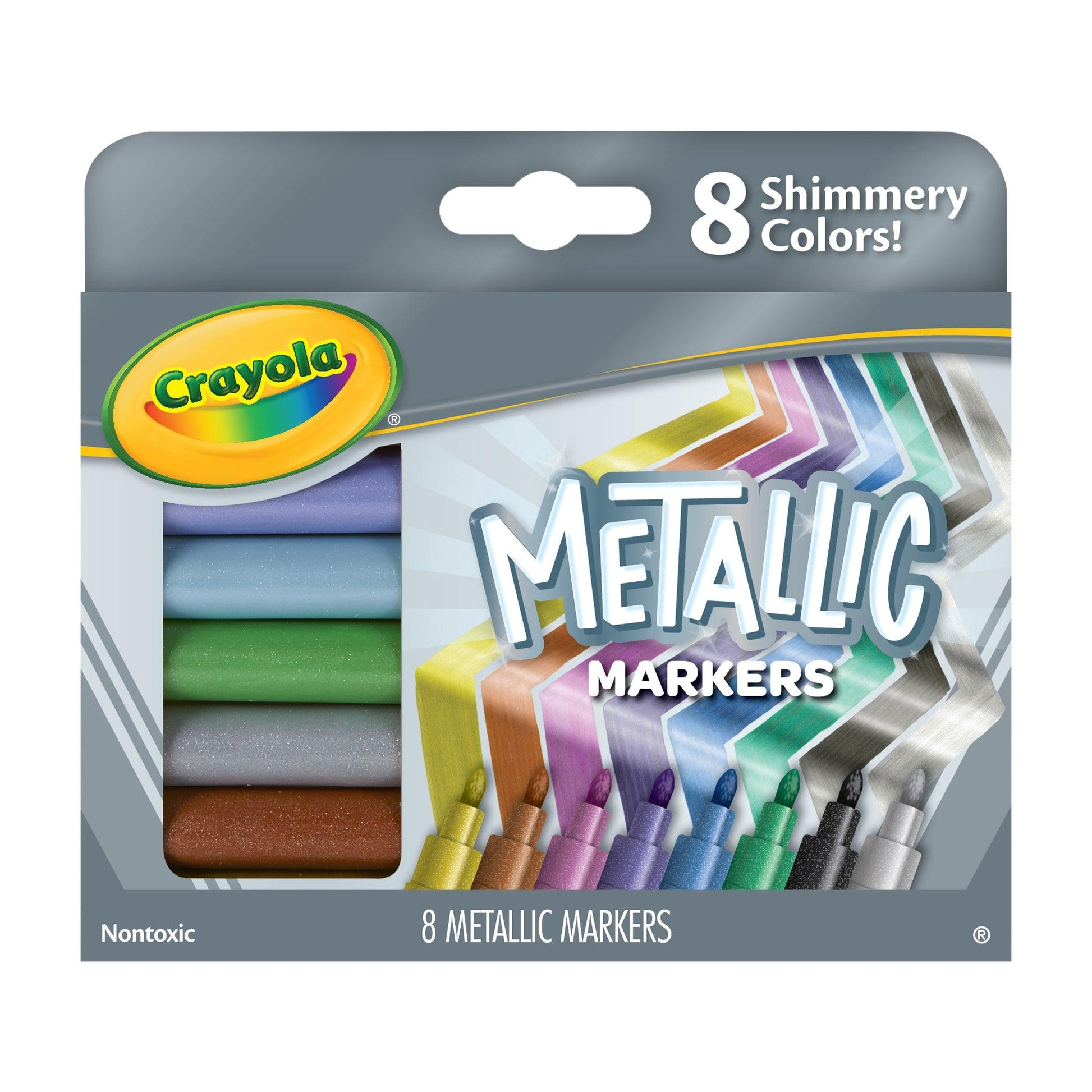 Metallic Markers, 8 Per Box, 3 Boxes - Loomini