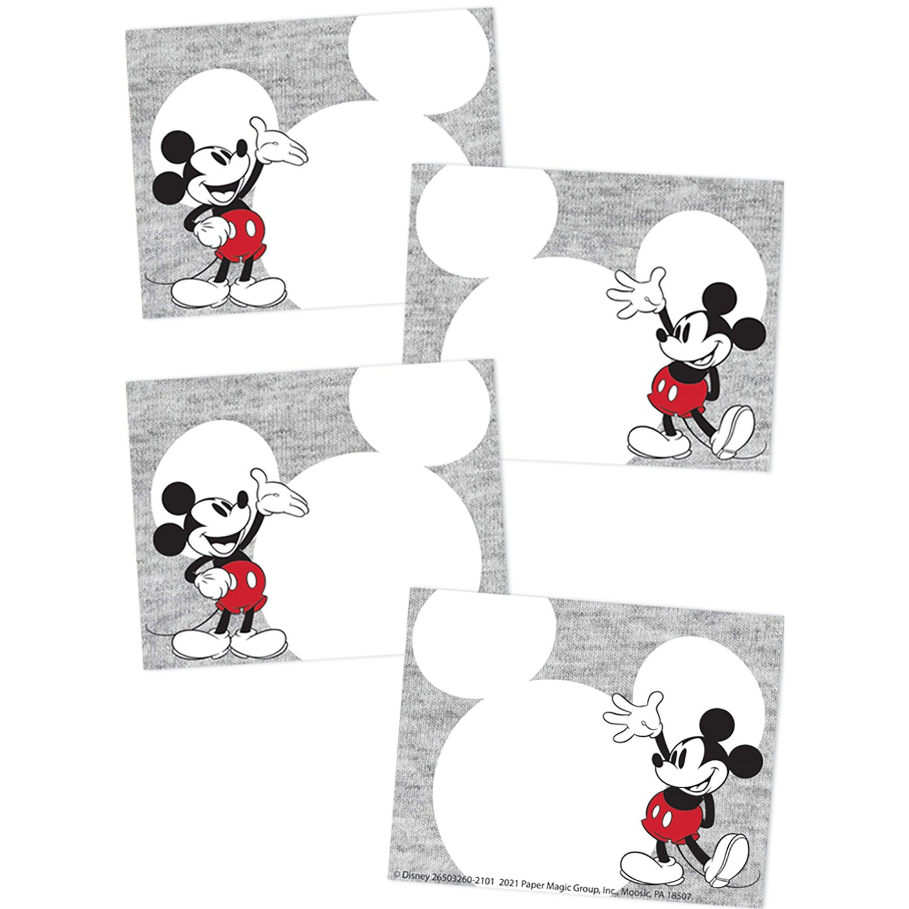 Mickey Mouse® Throwback Self-Adhesive Name Tags, 40 Per Pack, 6 Packs - Loomini