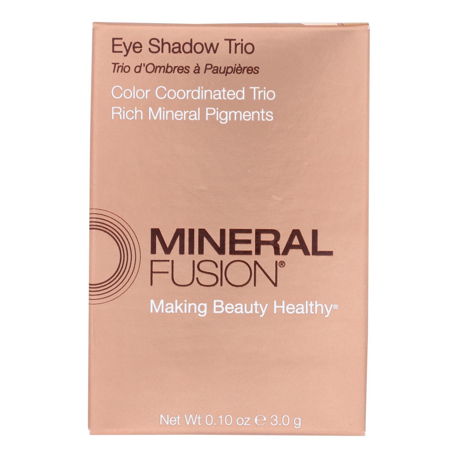 Mineral Fusion - Eye Shadow Trio - Esp Gold - 0.1 Oz. - Loomini
