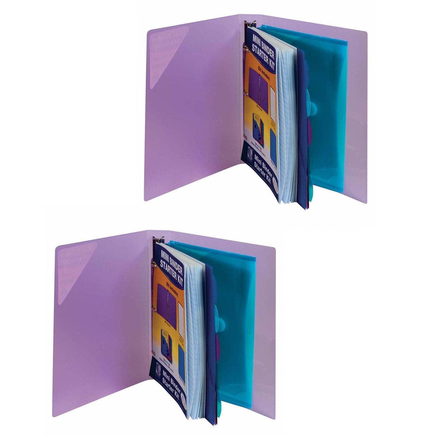 Mini Binder Starter Kit, Assorted, Pack of 2 - Loomini