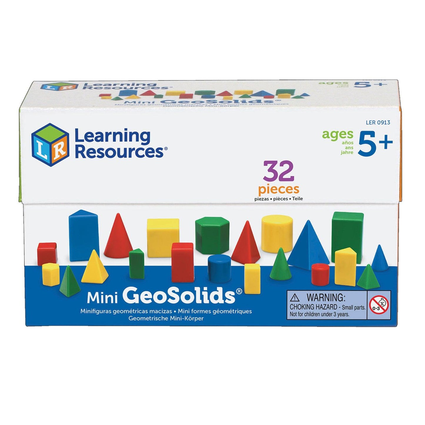 Mini GeoSolids®, Pack of 32 - Loomini