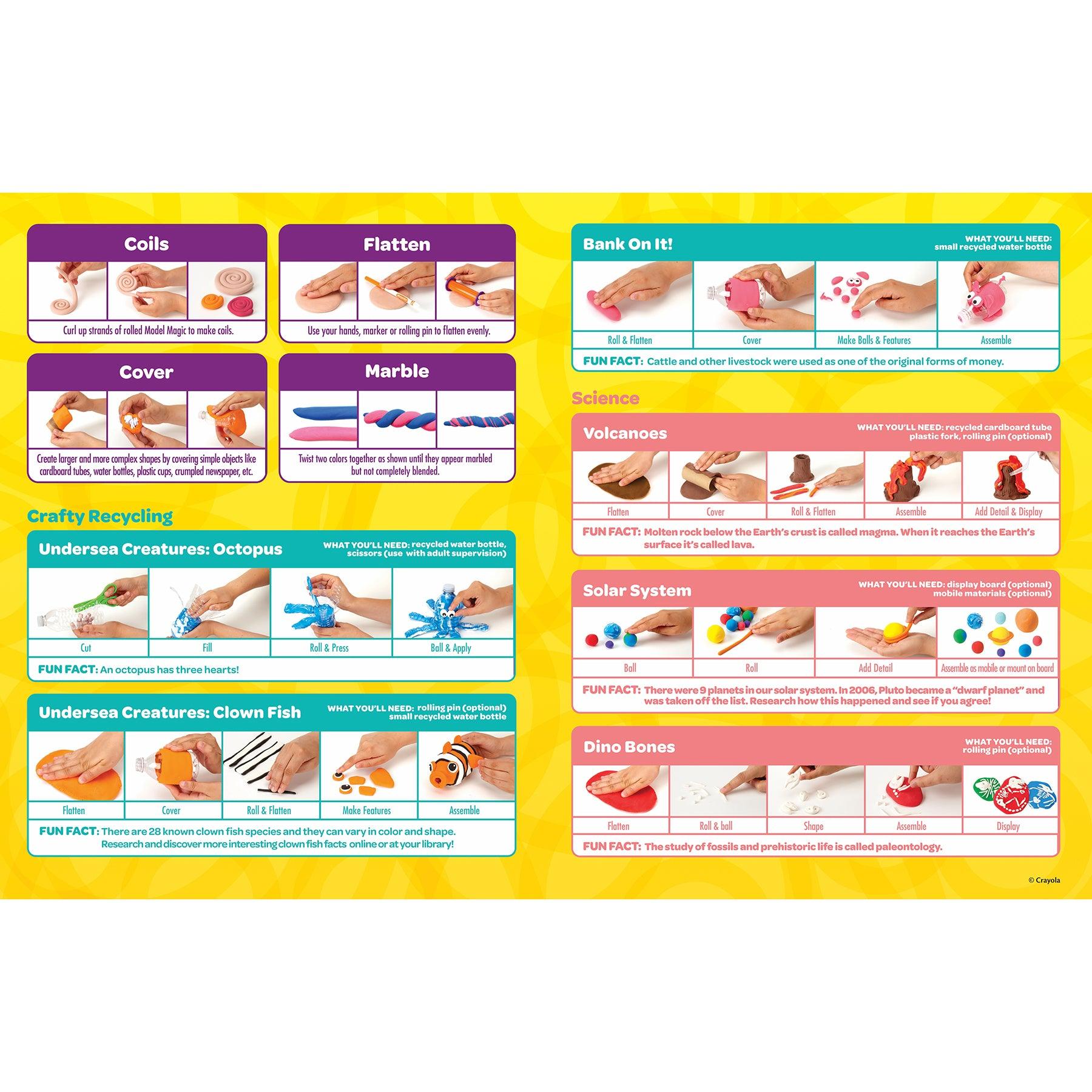 Model Magic, Modeling Clay Alternative, 15 Assorted Colors, 1 oz Packs, 30 Count - Loomini