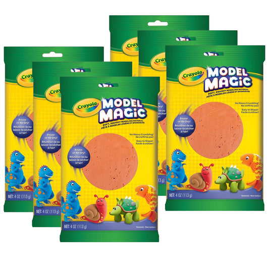 Model Magic® Modeling Compound, Terra Cotta, 4 oz. Per Pack, 6 Packs - Loomini