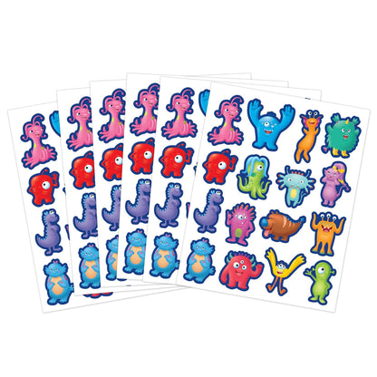 Monsters Stickers, 96 Per Pack, 12 Packs - Loomini