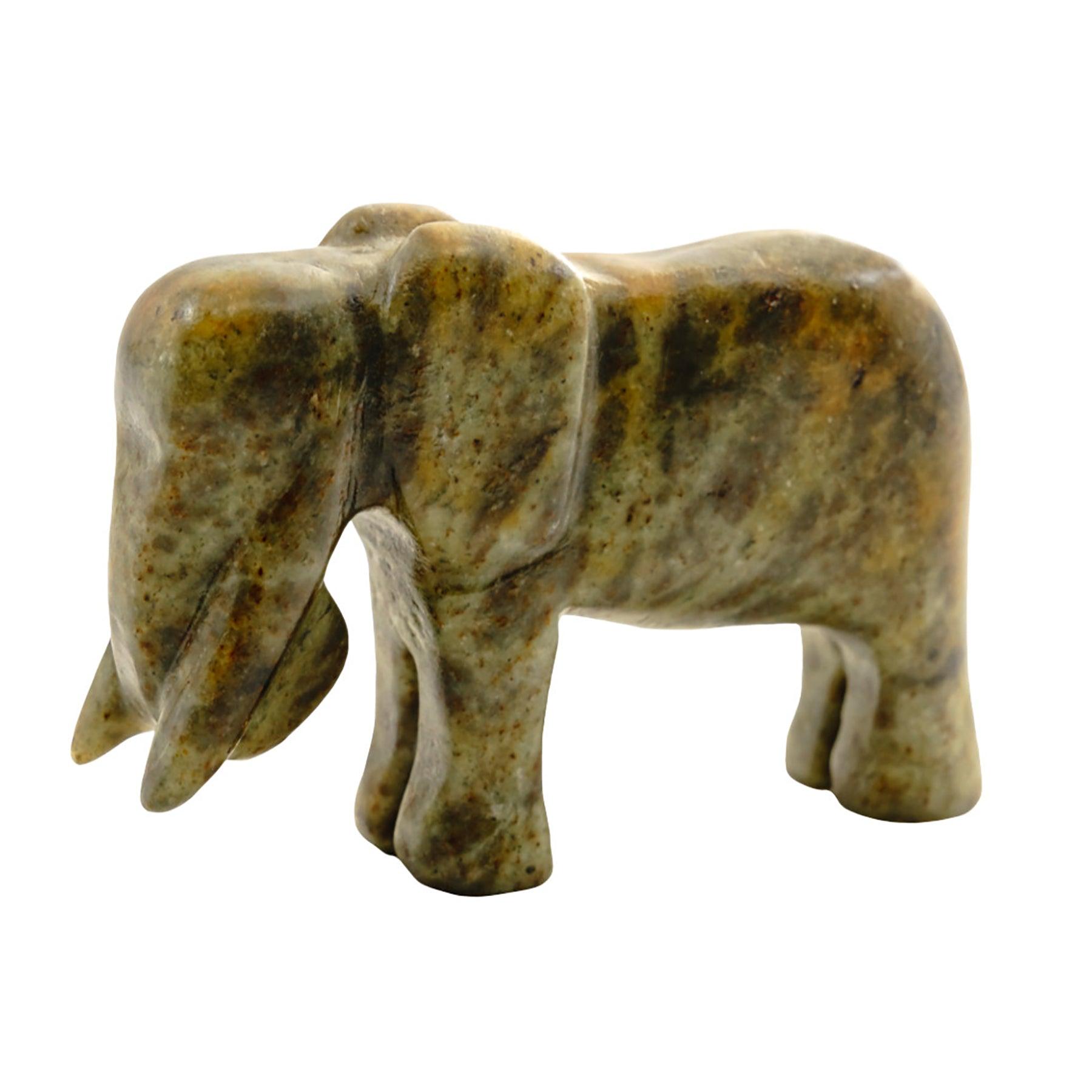 Mothers Day Gift - Elephant Soapstone Carving Kit - Loomini