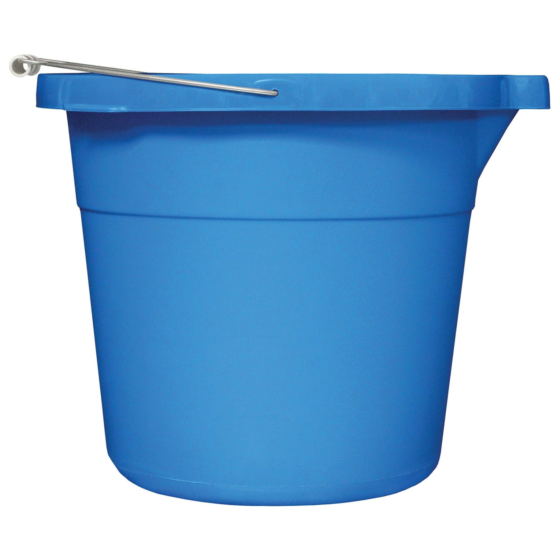 Multi-Purpose Bucket, Blue, 12 Quart, Pack of 3 - Loomini