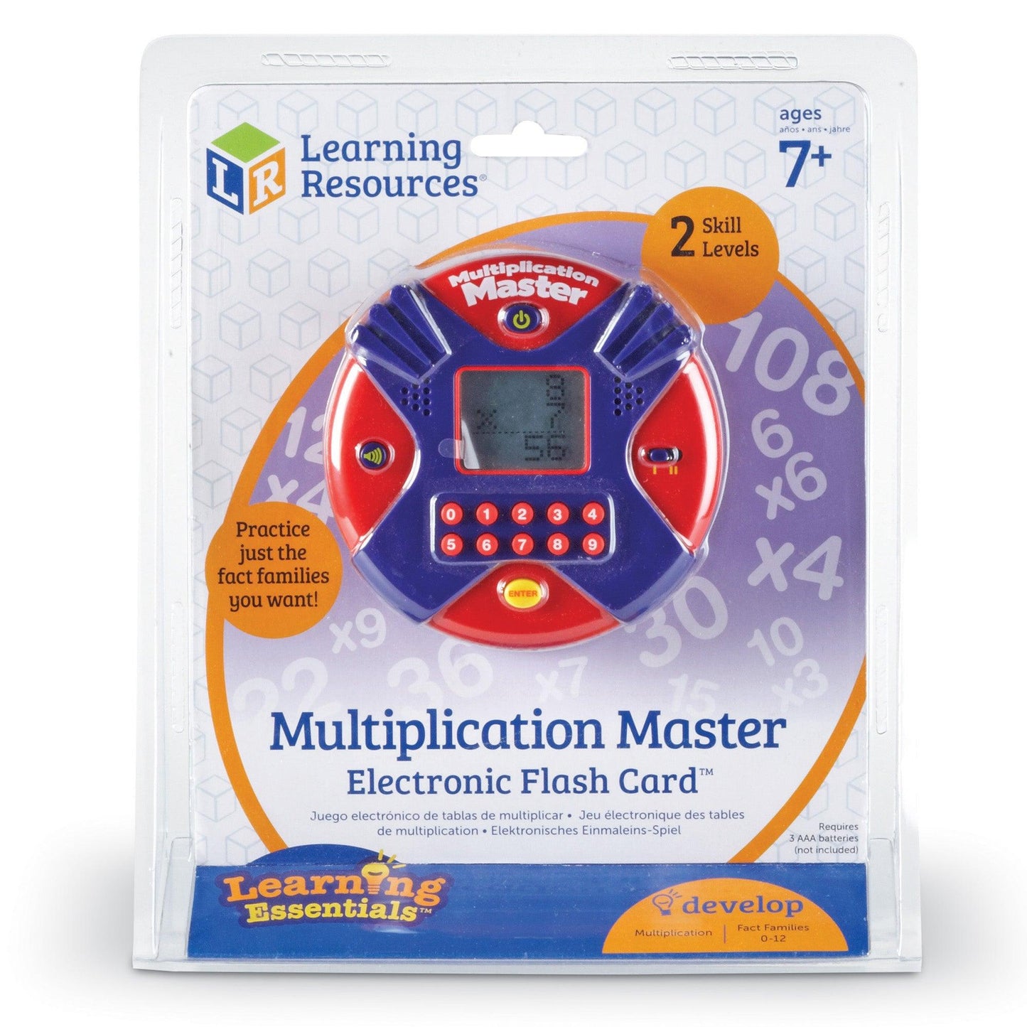 Multiplication Master Electronic Flash Card™ - Loomini