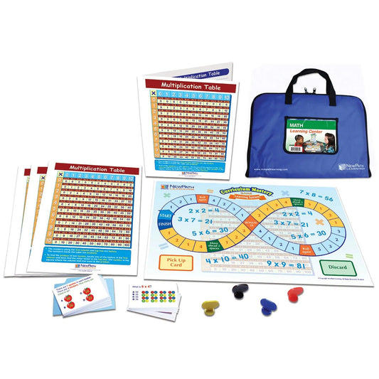 Multiplication Table Grades Learning Center, Grade 3-5 Newpath Learning