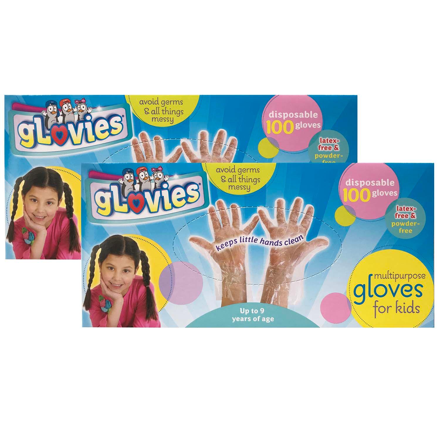 Multipurpose Disposable Gloves, 100 Per Box, Pack of 2 - Loomini