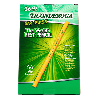 My First Ticonderoga® Pencil without Eraser, 36 Count - Loomini