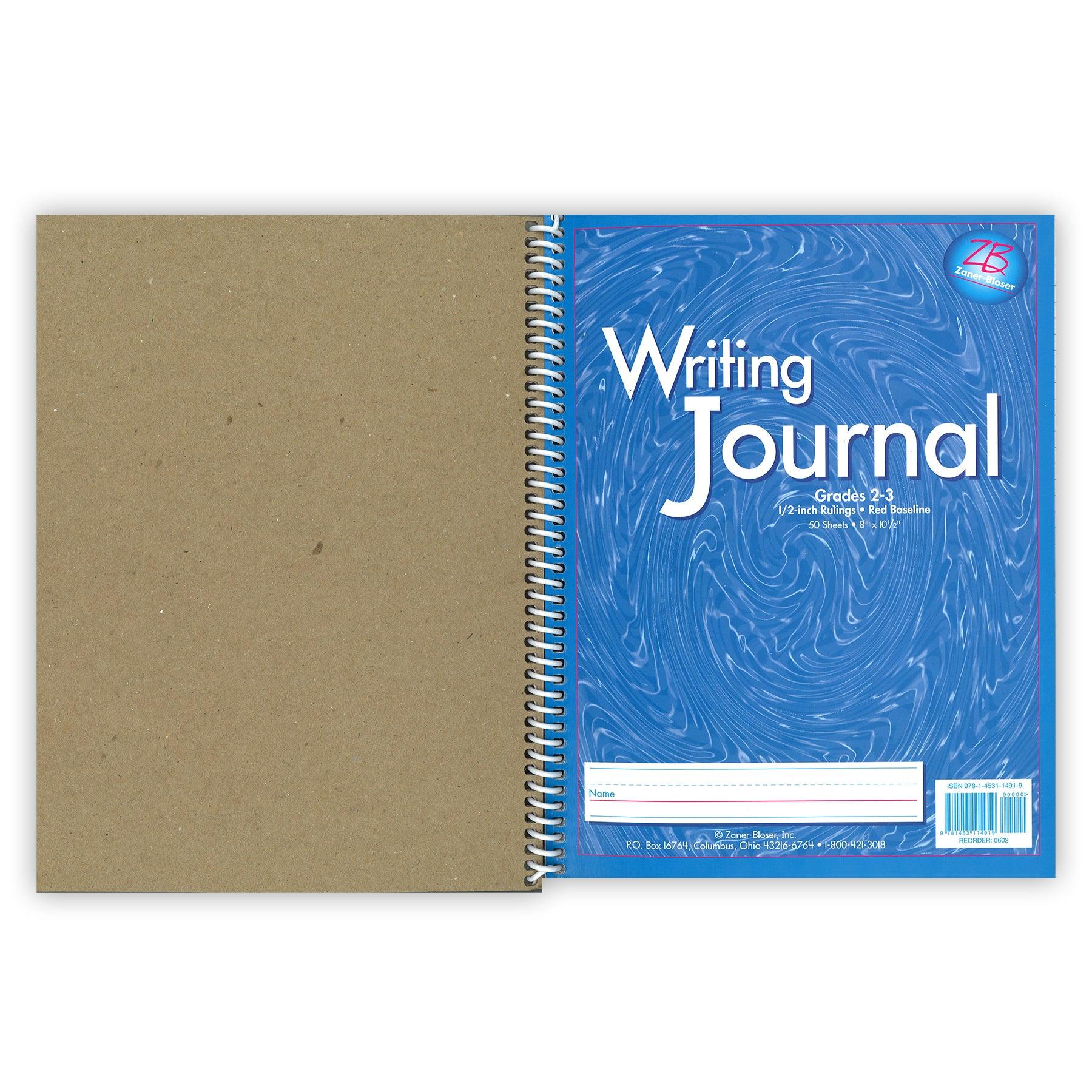 My Writing Journal, Grade 2-3, Blue, Pack of 6 - Loomini