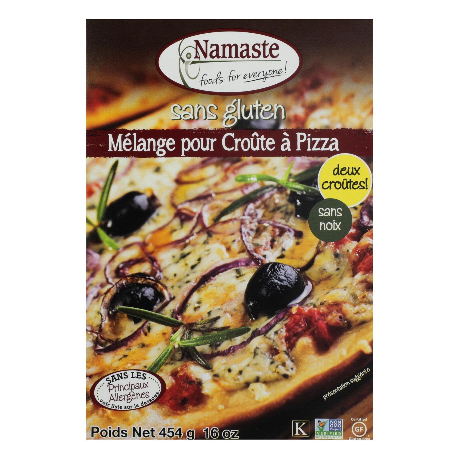 Namaste Foods Gluten Free Pizza Crust - Mix - Case Of 6 - 16 Oz. - Loomini