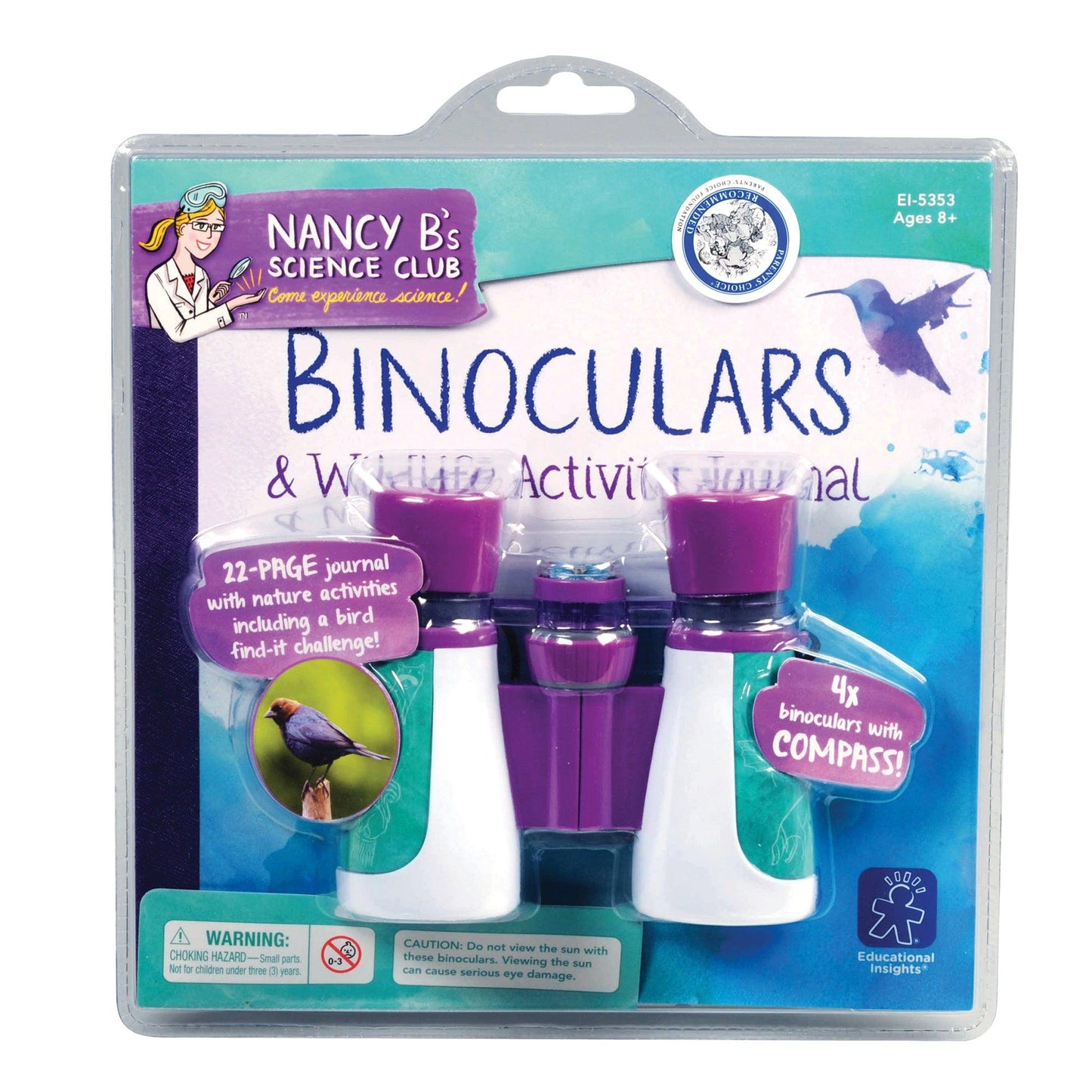 Nancy B’s Science Club® Binoculars and Wildlife Activity Journal - Loomini