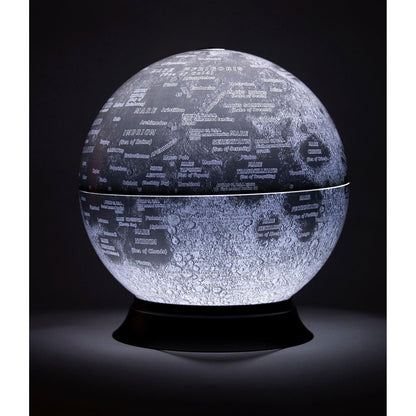 National Geographic Illuminated Moon Globe, 12" - Loomini