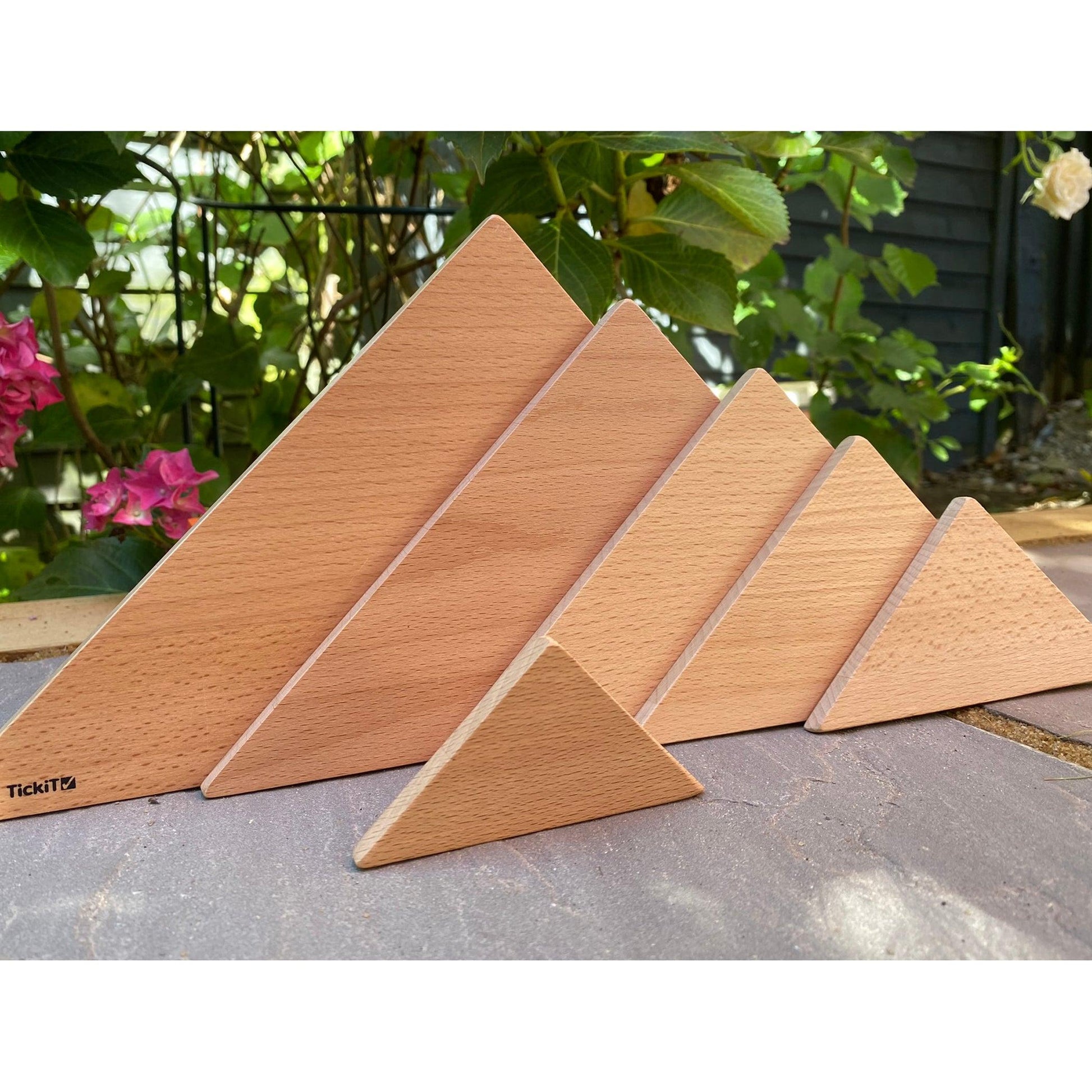 Natural Architect Panels - Triangles - Set of 6 - Loomini