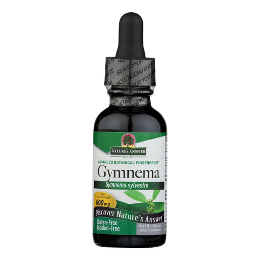 Nature's Answer - Gymnema Leaf Alcohol Free - 1 Fl Oz - Loomini