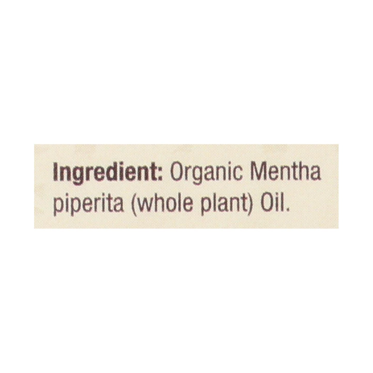 Nature's Answer - Organic Essential Oil - Peppermint - 0.5 Oz. - Loomini