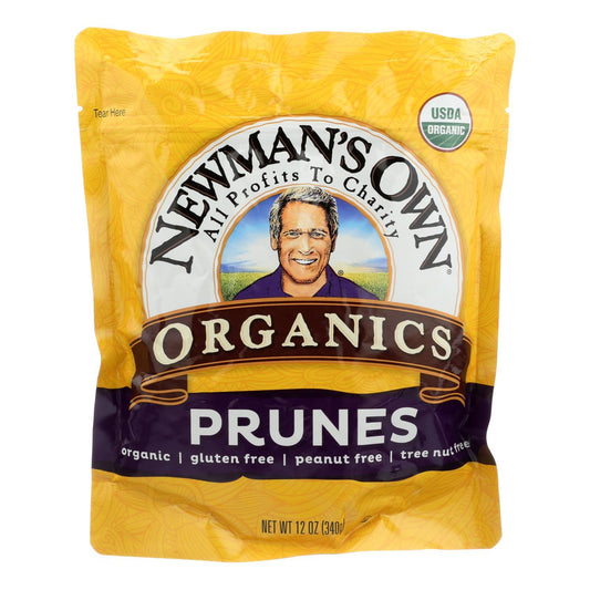 Newman's Own Organics Organic Pitted - Prunes - Case Of 12 - 12 Oz. - Loomini