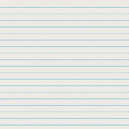 Newsprint Handwriting Paper, Skip-A-Line, Grade 2, 3/4" x 3/8" x 3/8" Ruled Long, 11" x 8-1/2", 500 Sheets Per Pack, 3 Packs - Loomini