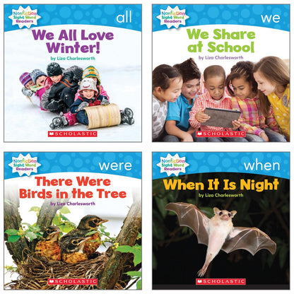 Nonfiction Sight Word Readers Set, Level B, Set of 25 Books - Loomini