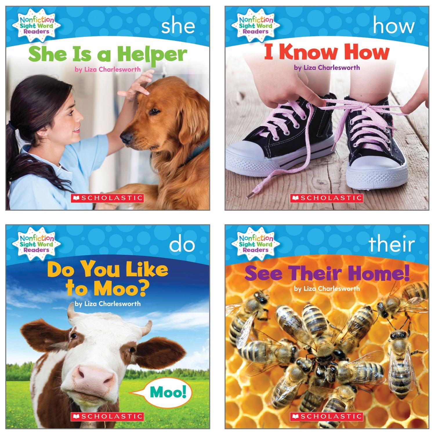 Nonfiction Sight Word Readers Set, Level B, Set of 25 Books - Loomini