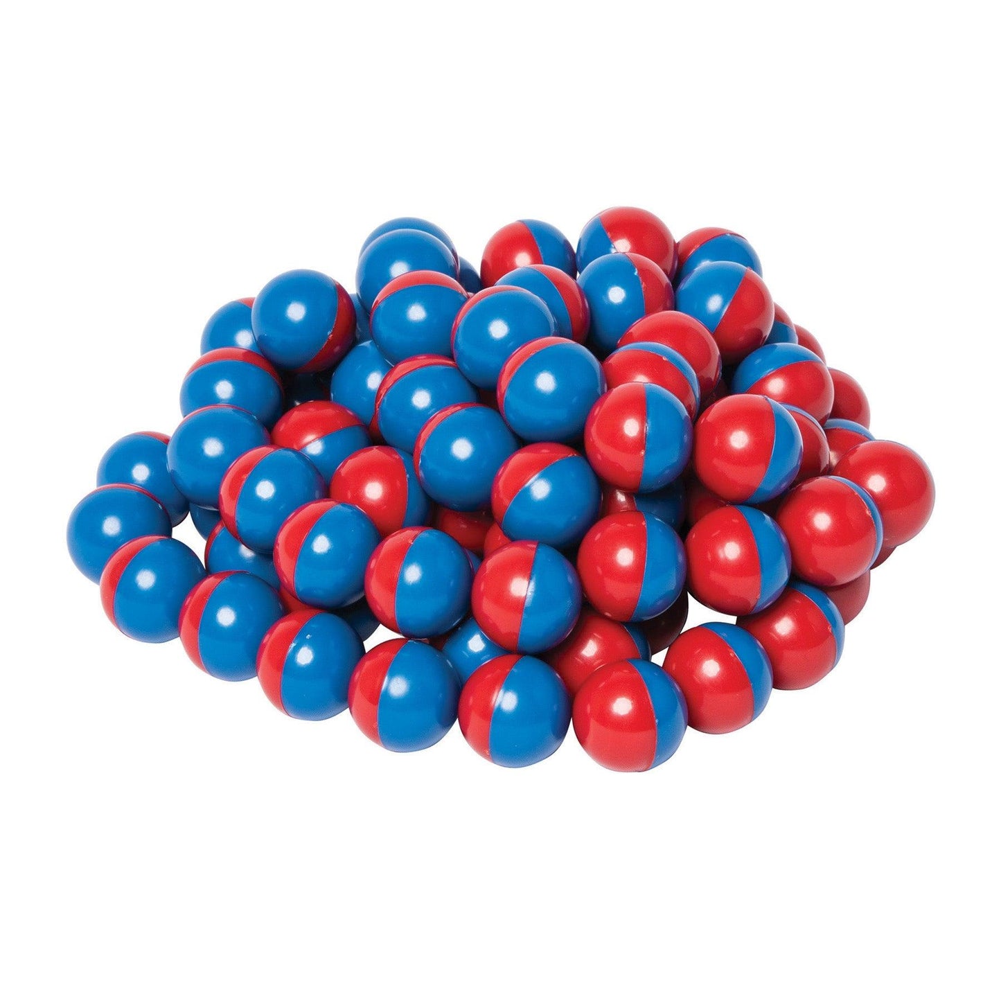 North/South Magnet Marbles (Red/Blue), Set of 100 - Loomini