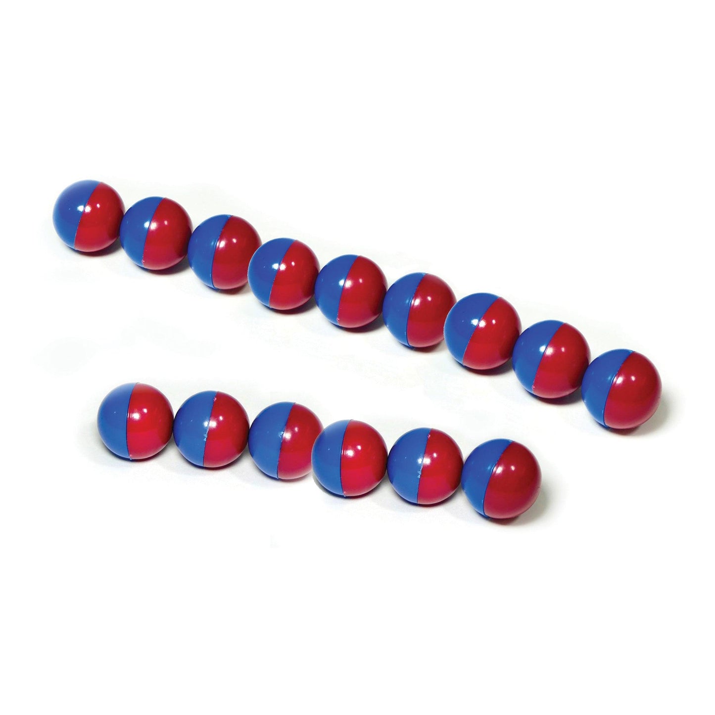 North/South Magnet Marbles (Red/Blue), Set of 100 - Loomini