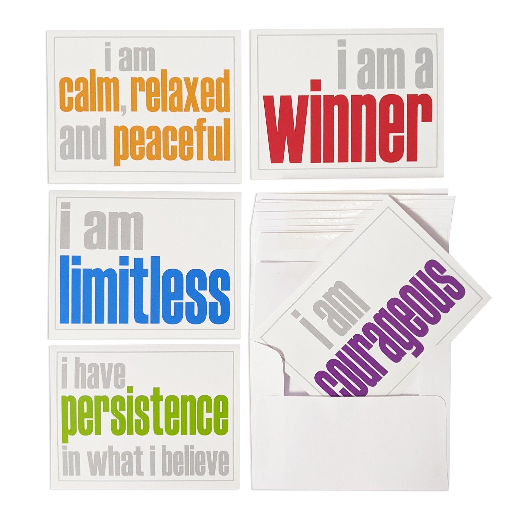 Note Cards with Envelope, Hopefulness Booster Set, 10 Per Set, 2 Sets - Loomini