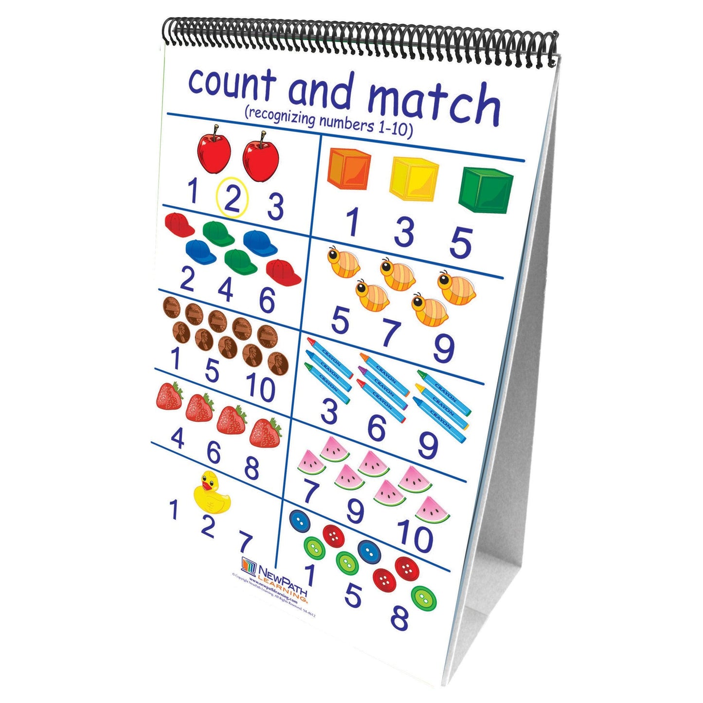 Number Sense Curriculum Mastery® Flip Chart, 10 Pages - Loomini