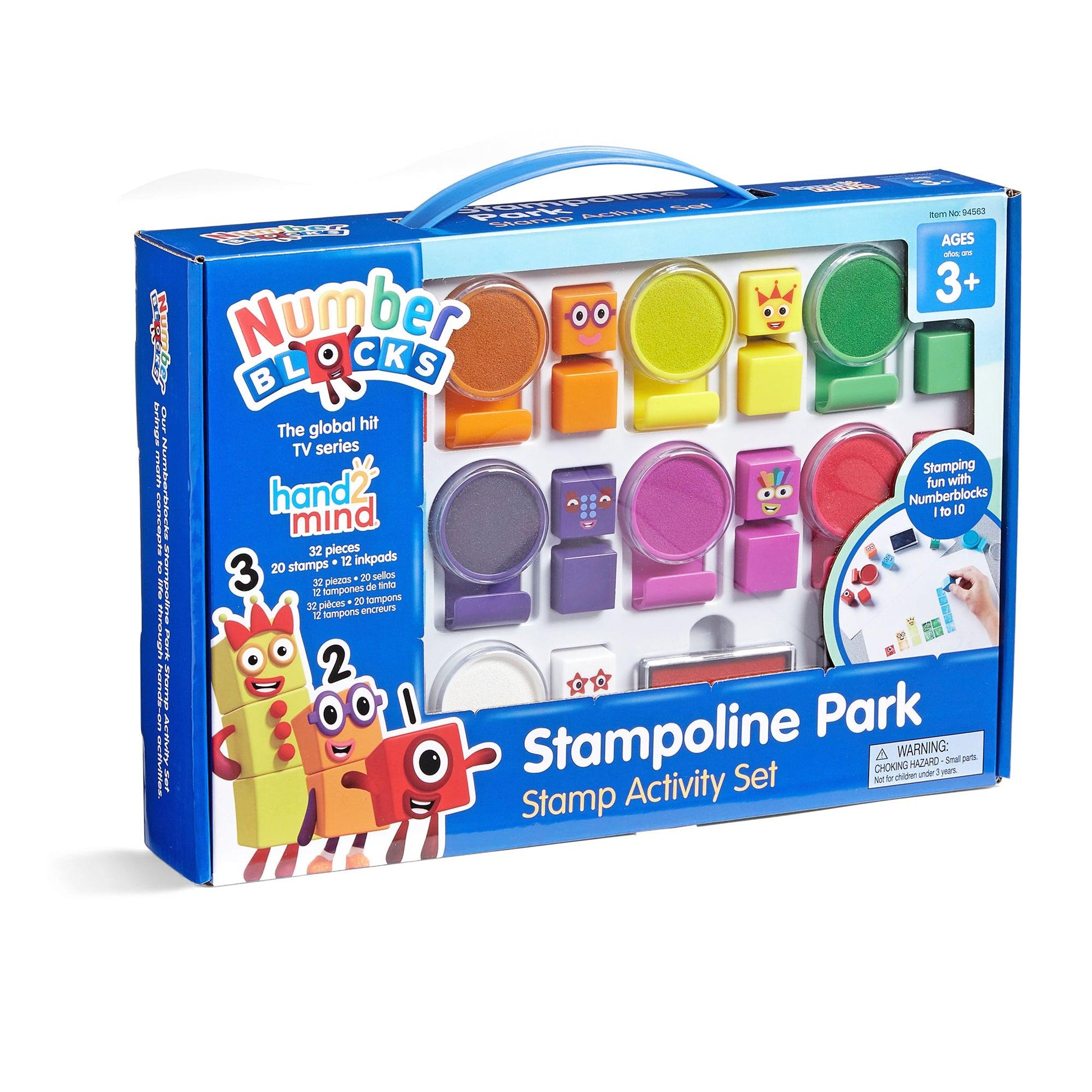 Numberblocks Stampoline Park Stamp Activity Set - Loomini