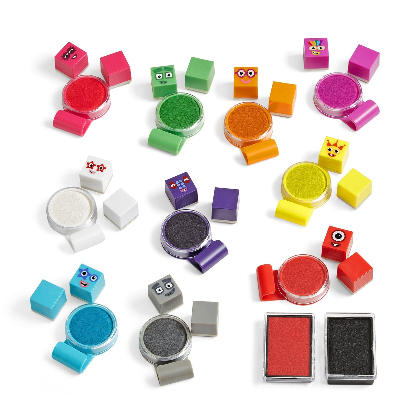 Numberblocks Stampoline Park Stamp Activity Set - Loomini