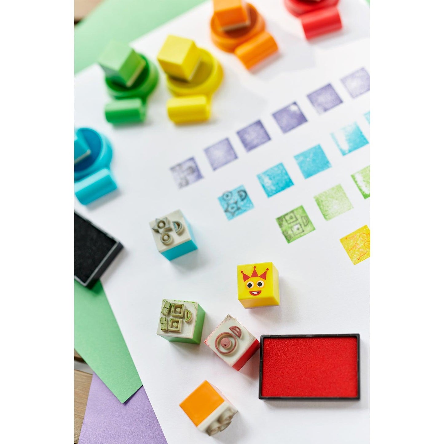 Numberblocks Stampoline Park Stamp Activity Set - Loomini