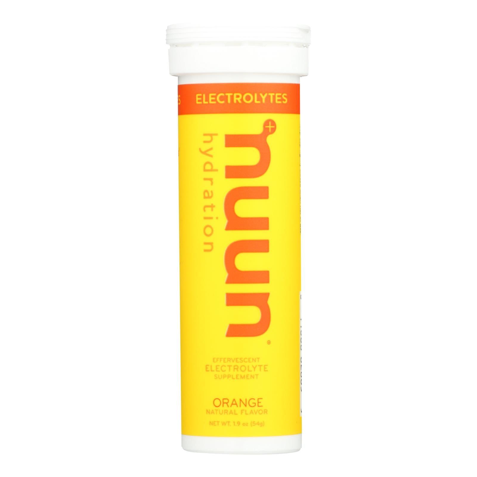 Nuun Hydration Drink Tab - Active - Orange - 10 Tablets - Case Of 8 - Loomini