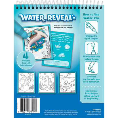 Ocean Life Water Reveal Book, 6 Sets - Loomini