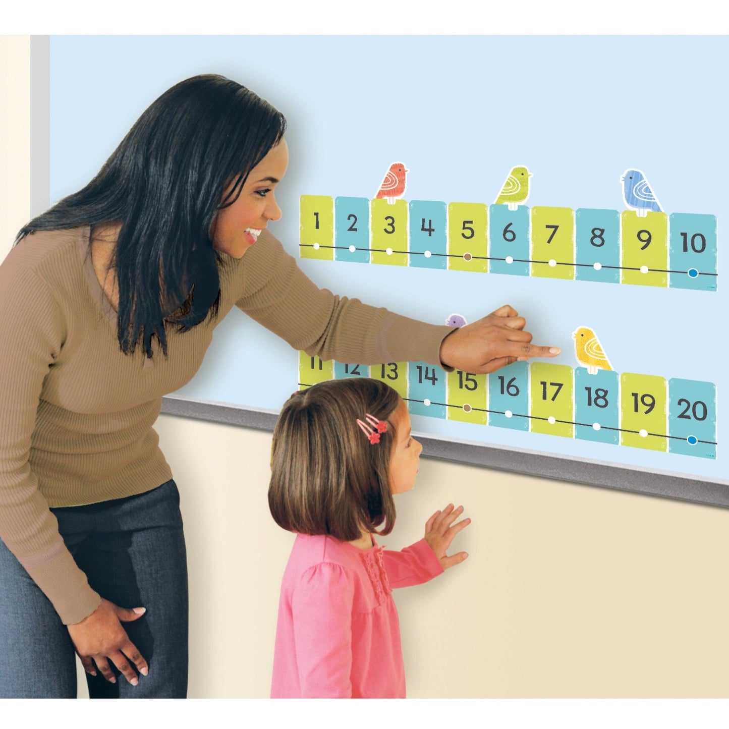 On the Fence Number Line -20 to 120 Learning Set, 2 Sets - Loomini