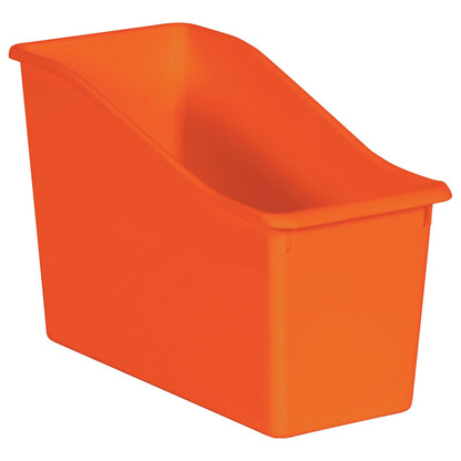 Orange Plastic Book Bin, Pack of 6 - Loomini